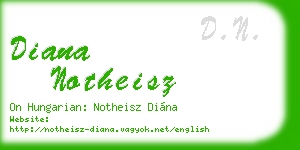 diana notheisz business card